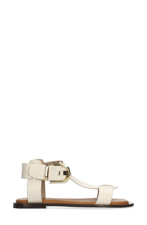 Bibi Lou Sunny Buckle-fastening Leather Sandals In Blanco