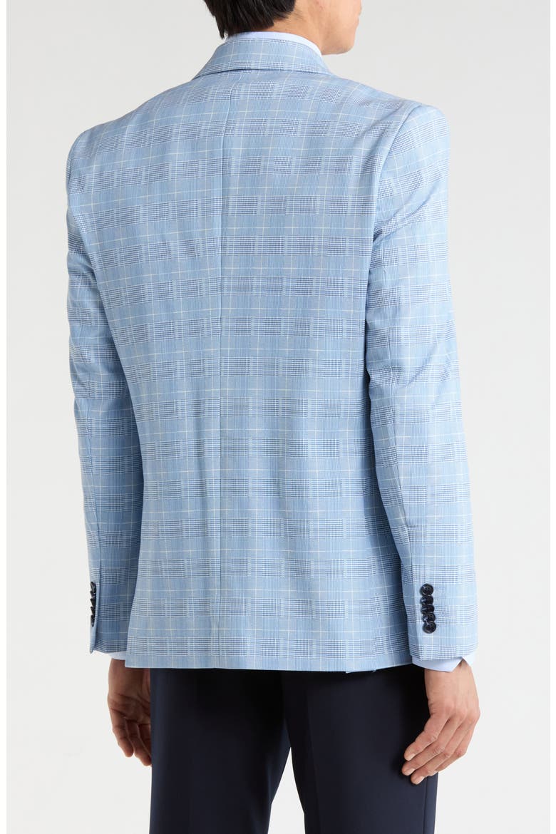 Plaid Blazer, Alternate, color, LIGHT BLUE