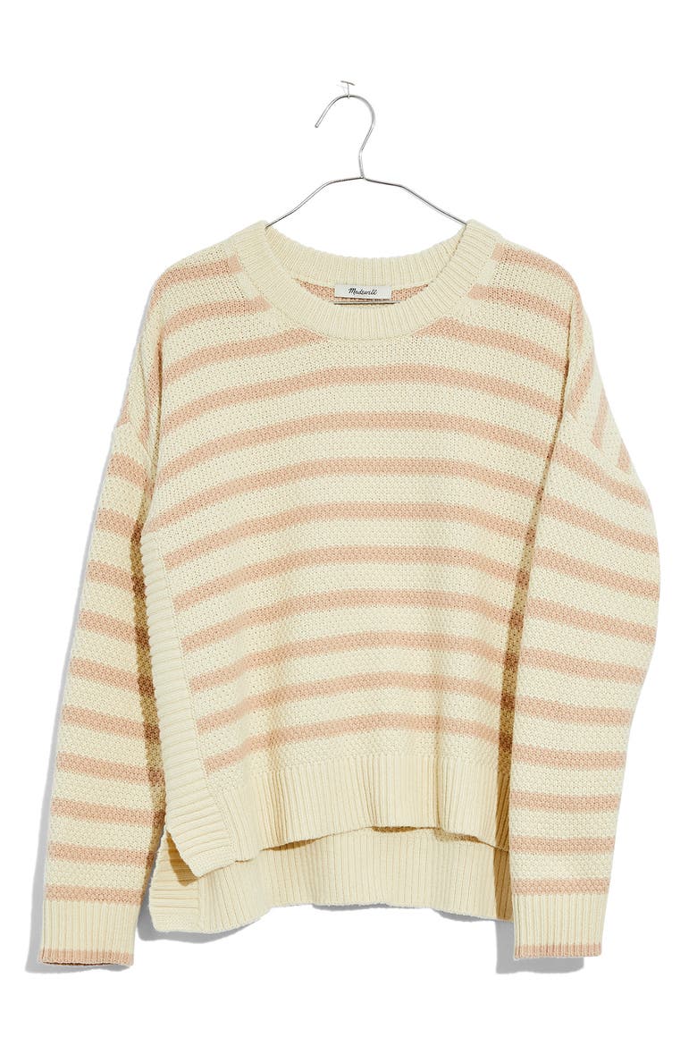Stripe Pickford Pullover Sweater, Alternate, color, ANTIQUE CREAM