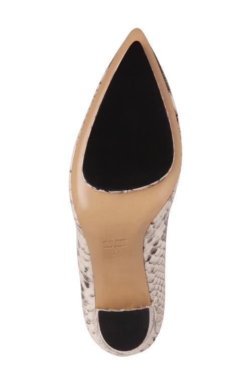 Beautiisoles Pippa Pointed Toe Platform Pump In Python Snake