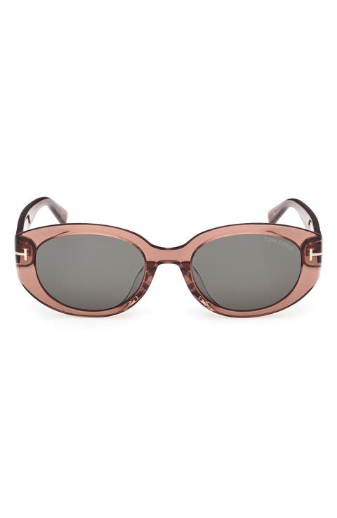 54mm Oval Sunglasses