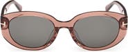 TOM FORD 54mm Oval Sunglasses