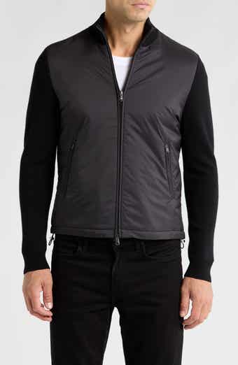 Bruno Magli Wool & Nylon Zip Jacket