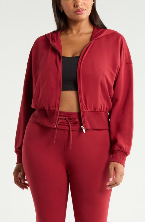 Weekend Stretch Cotton Blend French Terry Hoodie