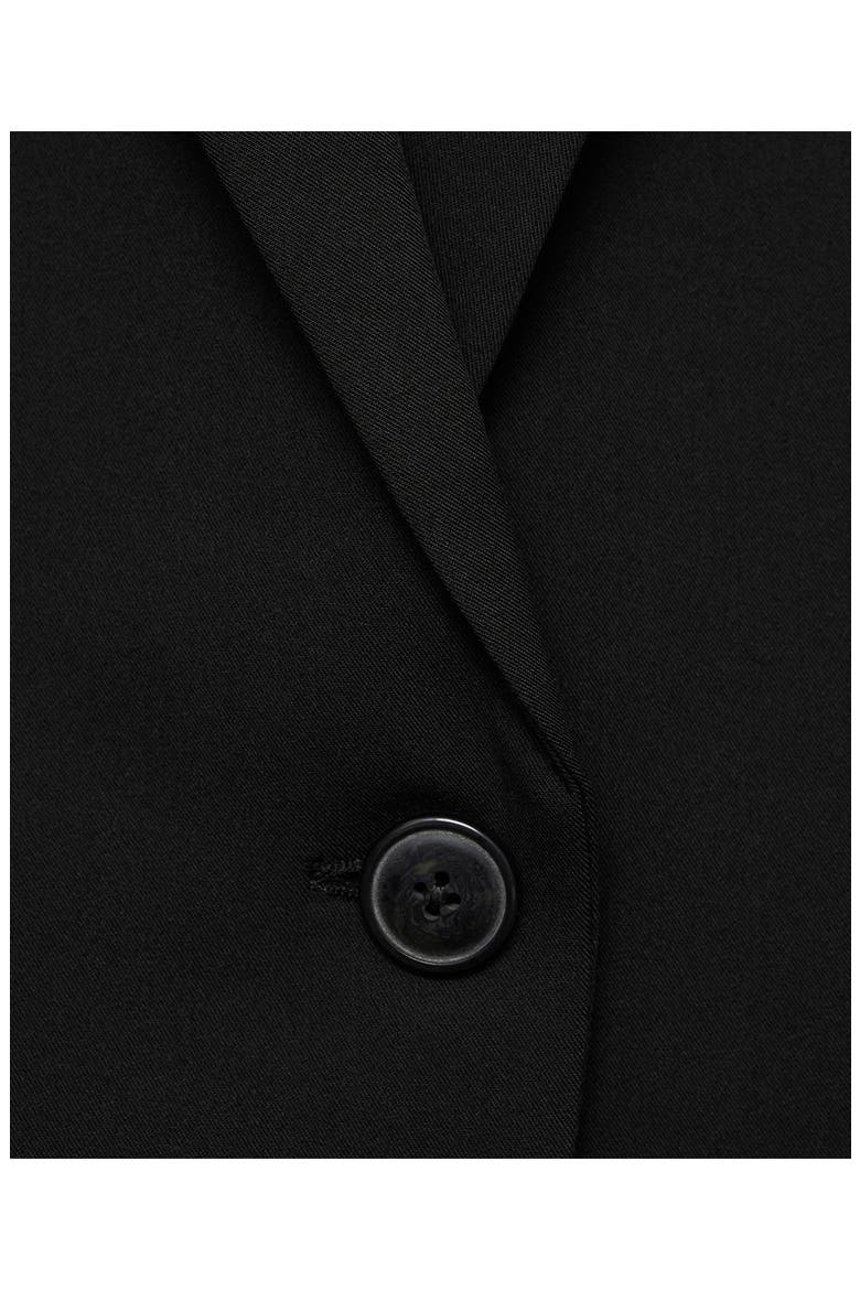 Fitted Suit Jacket, Alternate, color, BLACK