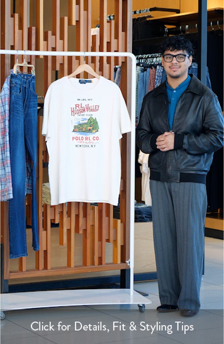 Classic Fit Cotton Jersey Graphic T-Shirt, sales video thumbnail