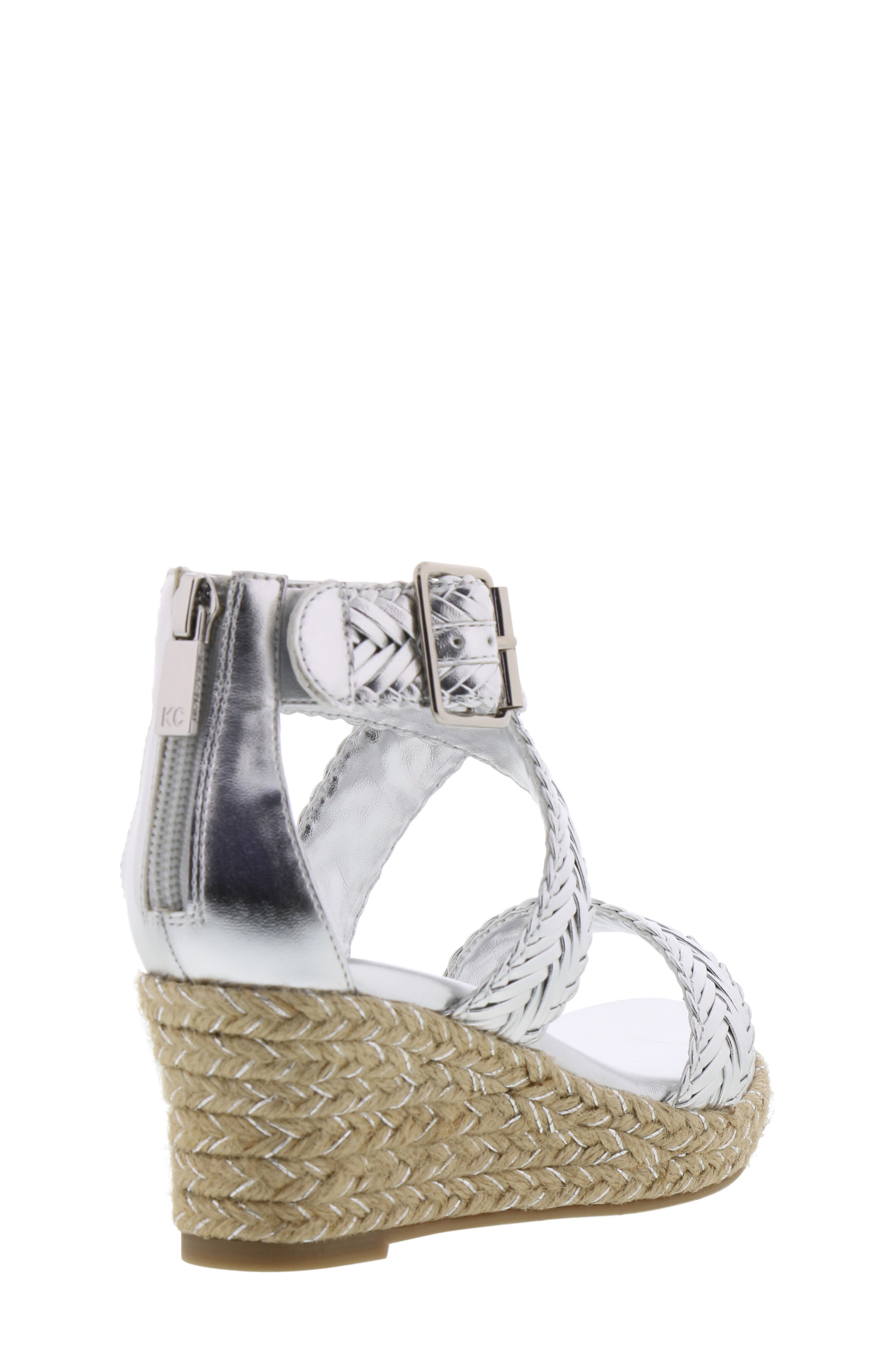 Reaction Kenneth Cole Reed Sway Metallic Wedge Sandal, Alternate, color, 