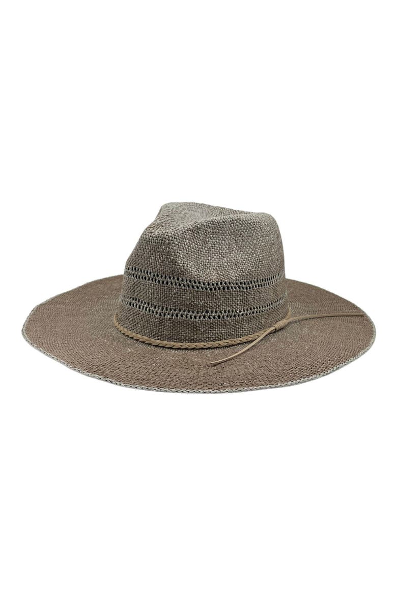 Straw Panama Hat, Main, color, TAUPE