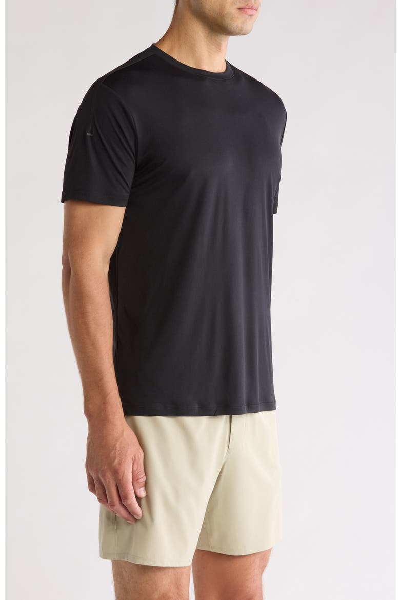Terra Run Performance T-Shirt, Alternate, color, BLACK