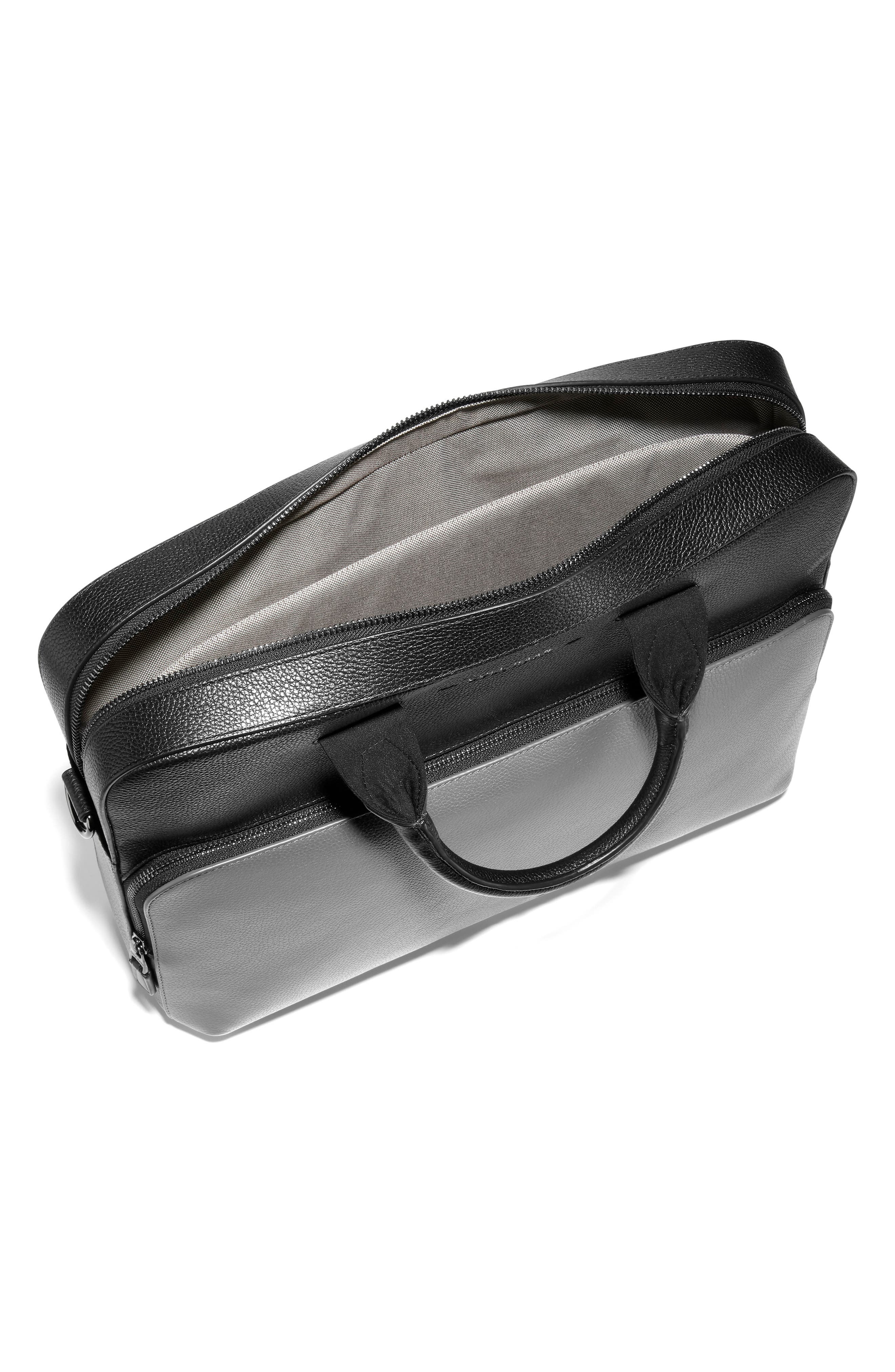 Cole Haan Grand Series Matthews Colorblock Leather Briefcase, Alternate, color, 