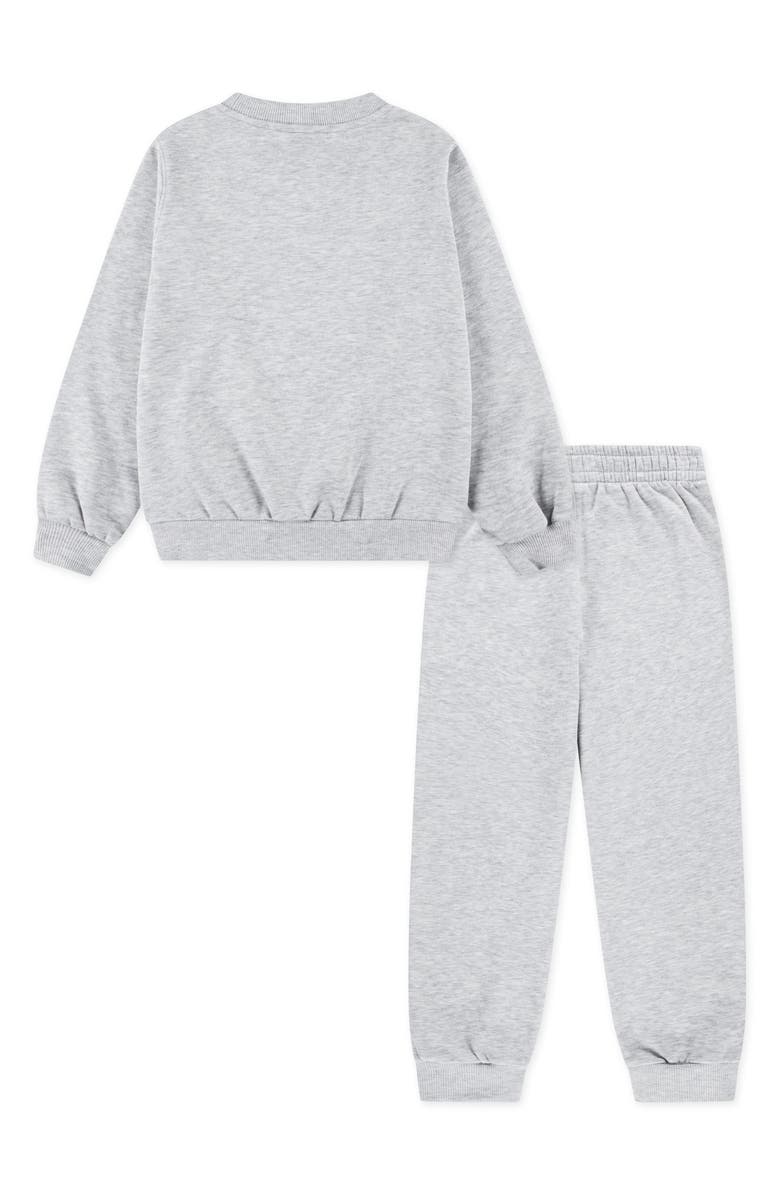 3 Brand Kids' Logo Fleece Sweatshirt & Joggers Set, Alternate, color, Grey Heather