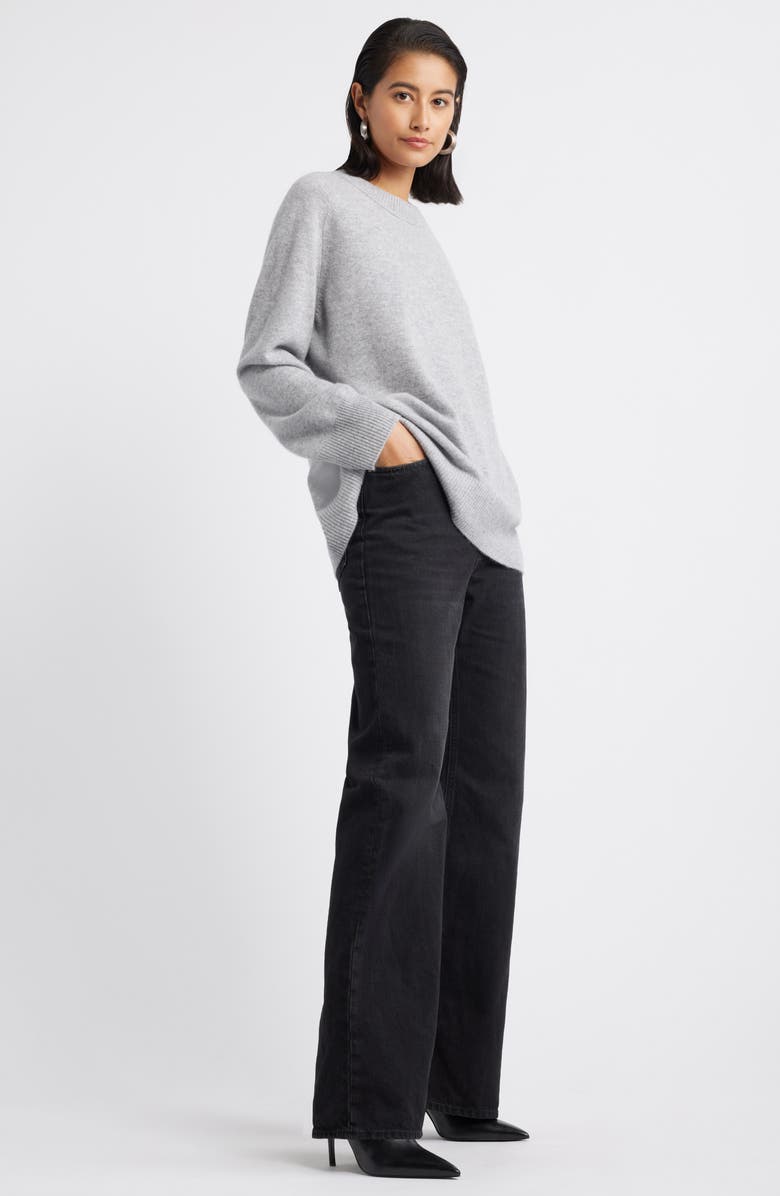 Nordstrom Relaxed Cashmere Crewneck Sweater, Alternate, color, 