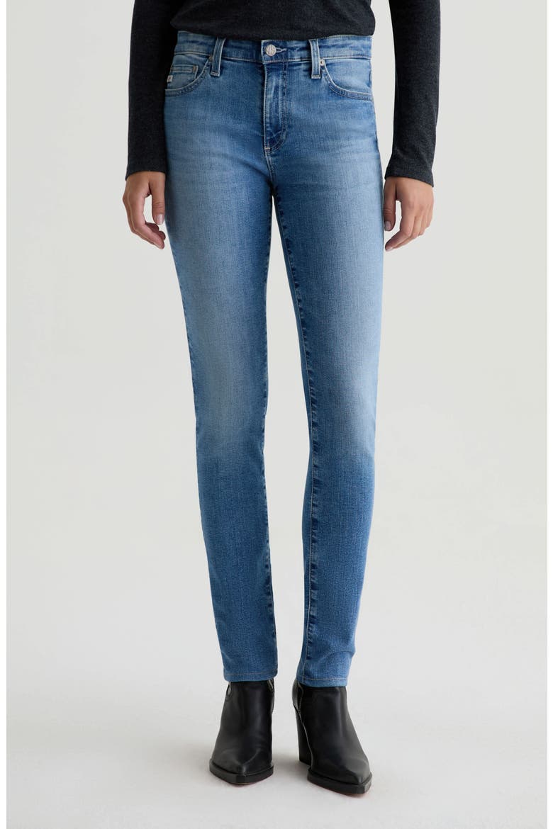 Prima Low Rise Cigarette Jeans, Main, color, 18 YEARS SMOLDER