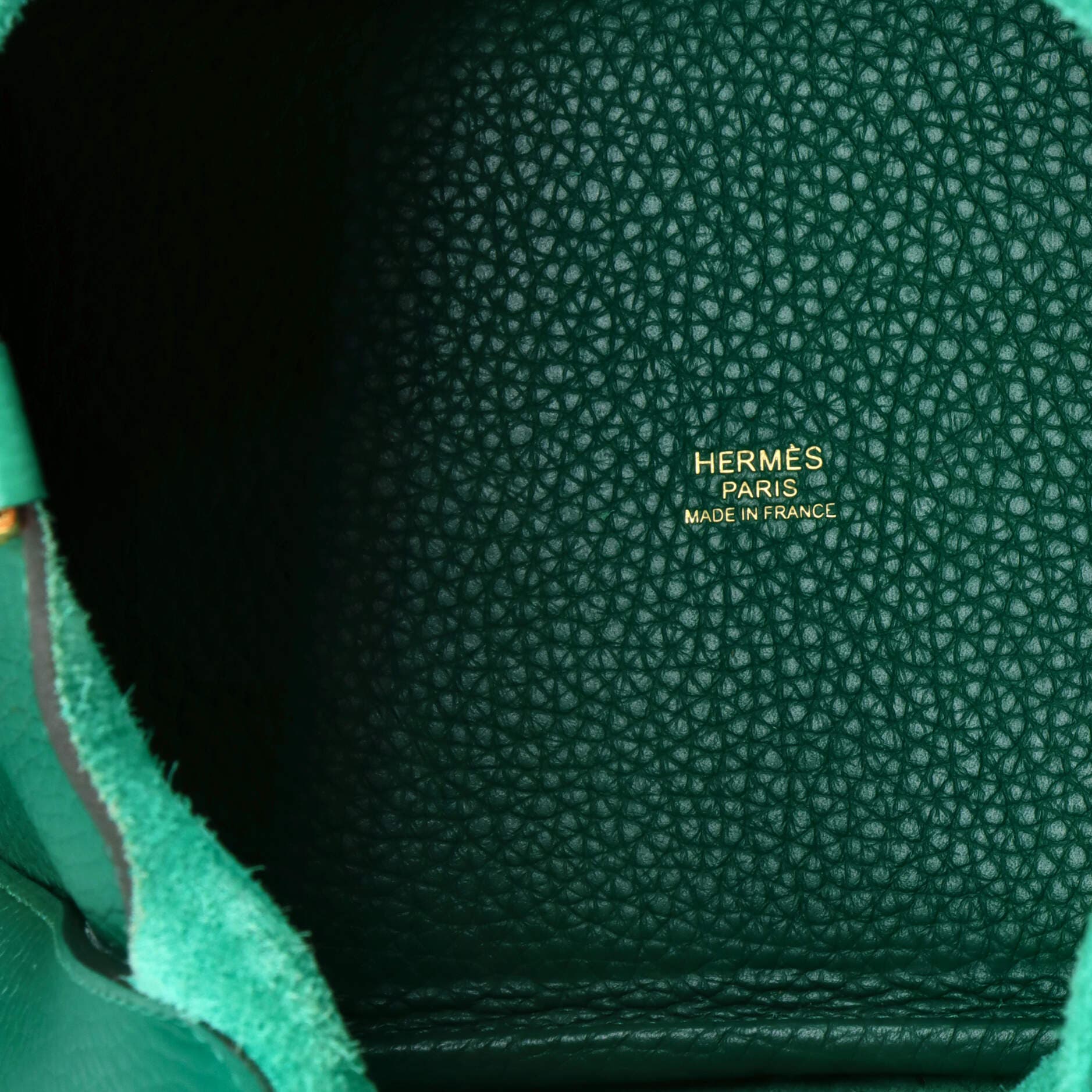 Pre-Owned Hermes Picotin Lock Bag Clemence PM, Alternate, color, Vert Vertigo