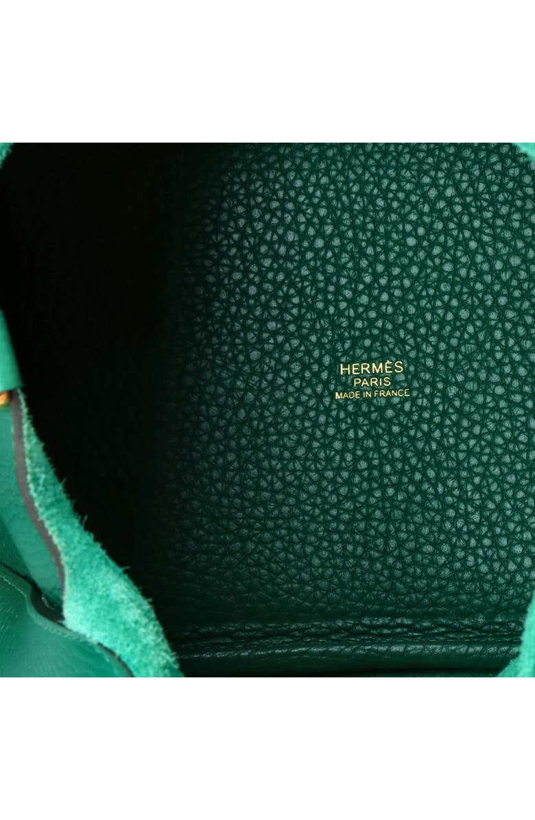 Pre-Owned Hermes Picotin Lock Bag Clemence PM, Alternate, color, Vert Vertigo