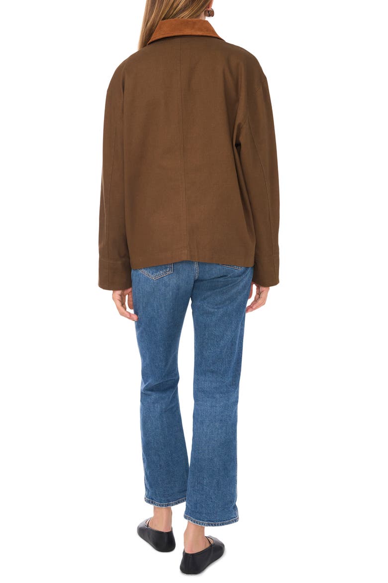 Cotton Twill Barn Jacket, Alternate, color, BEECH