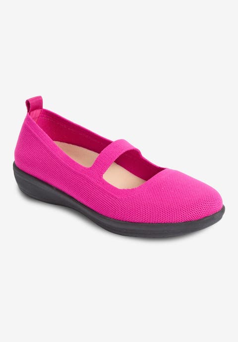 The Alisha Orthotic Mary Jane Flat (Wide Widths Available)