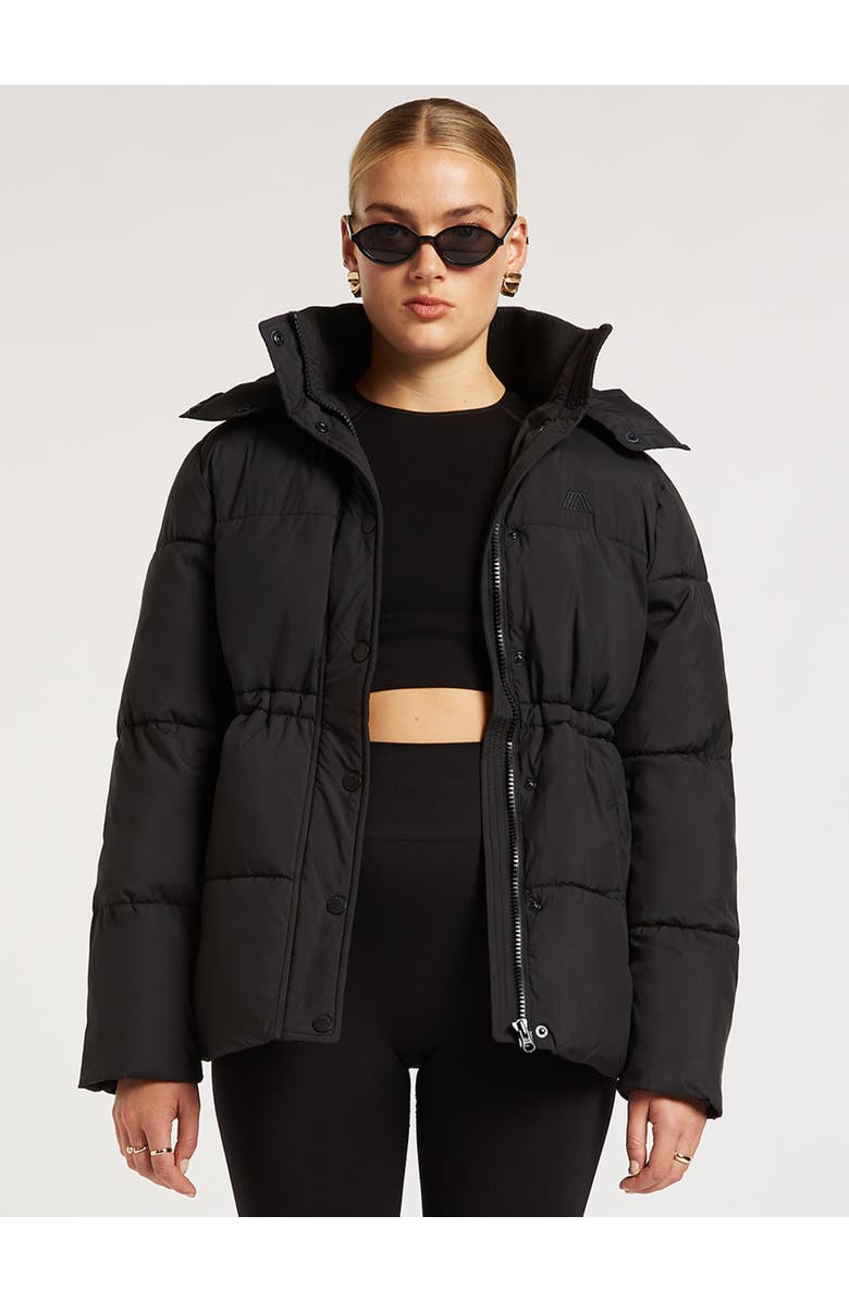 4TH ARQ Nova Longline Hooded Puffer Coat, Main, color, 