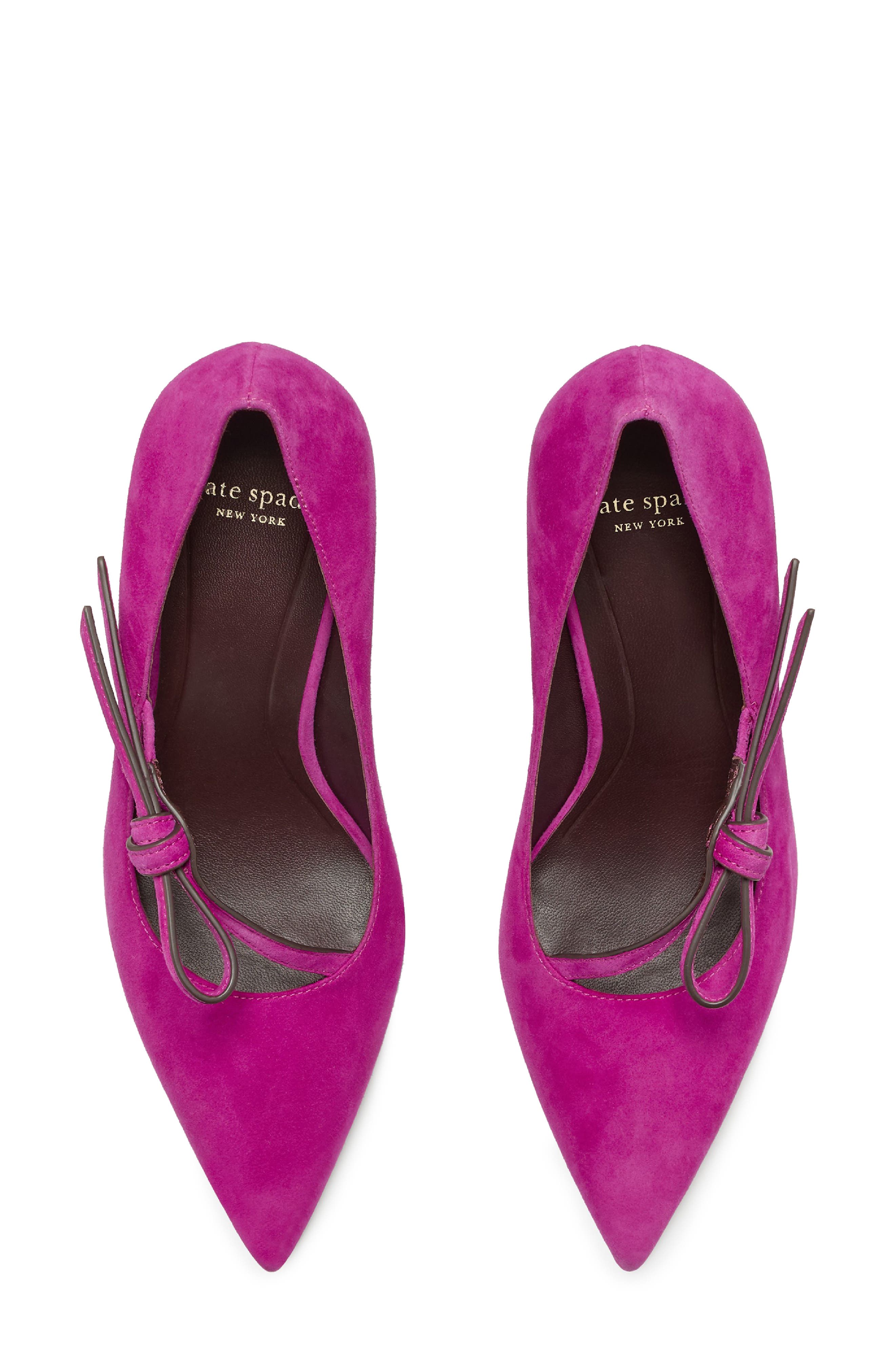 loop pointed toe pump, Alternate, color, BEET