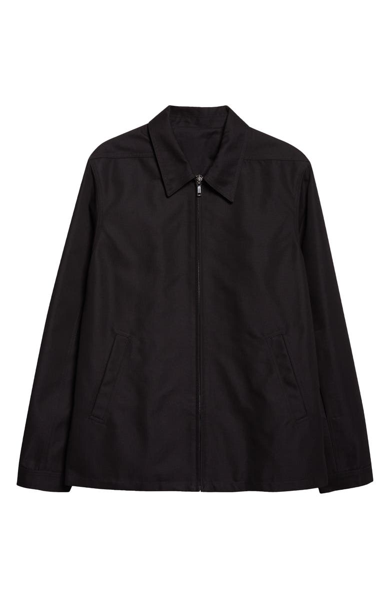 Rick Owens Brad Cotton Blend Jacket, Main, color, Black
