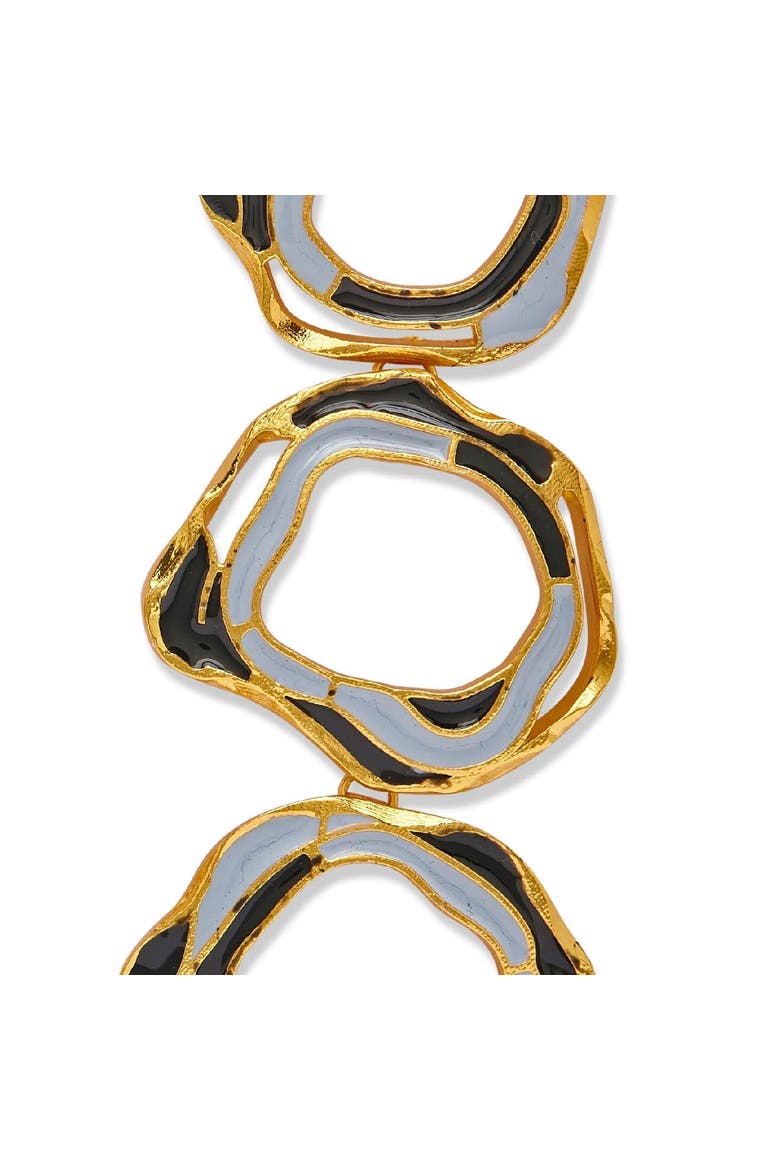 AQUA EARRINGS, Alternate, color, Gold Plated