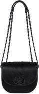 Kurt Geiger London Chelsea Genuine Calf Hair Saddle Crossbody Bag