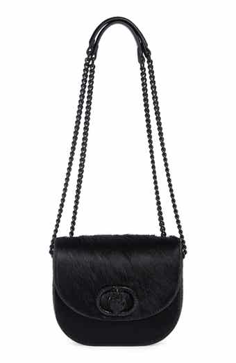 Chelsea Genuine Calf Hair Saddle Crossbody Bag
