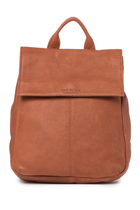 Liberty Leather Flap Backpack