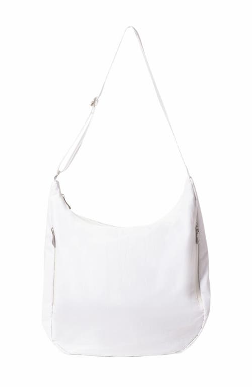 Baggallini Swift Hobo Crossbody In B-lite Bright White