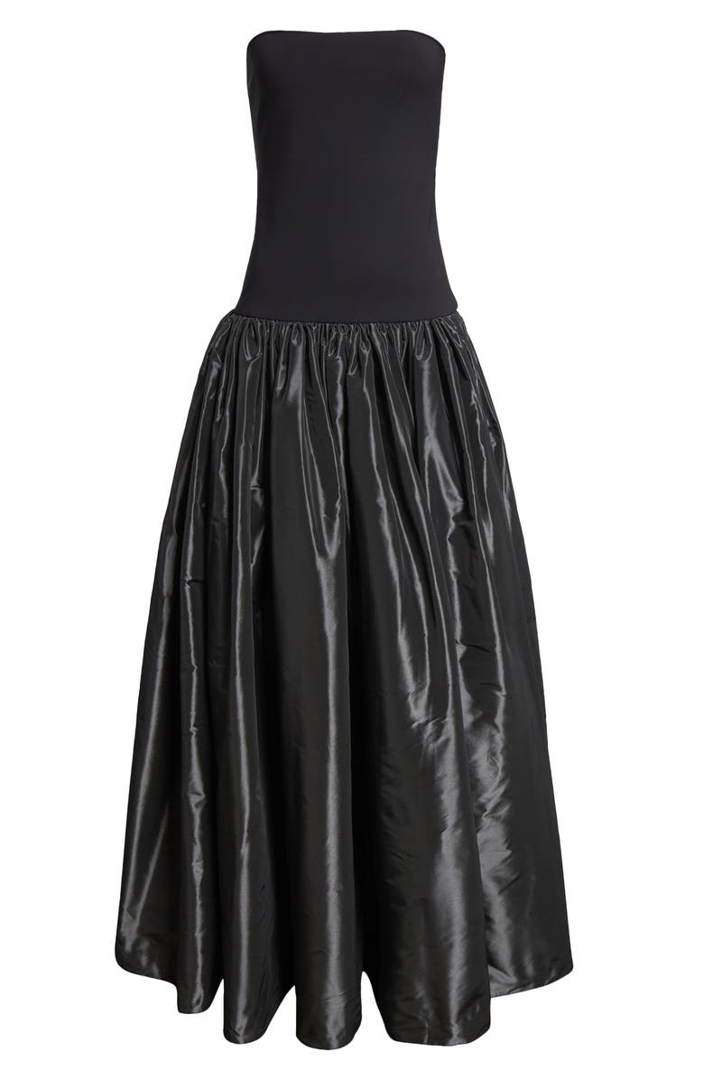 Coperni Bustier Princess Jersey & Taffeta Ballgown, Alternate, color, 