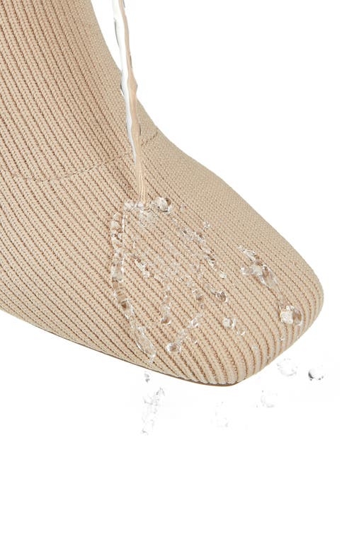 Vivaia Margot Wedge Bootie Square-toe Water-repellent Boots In Neutral