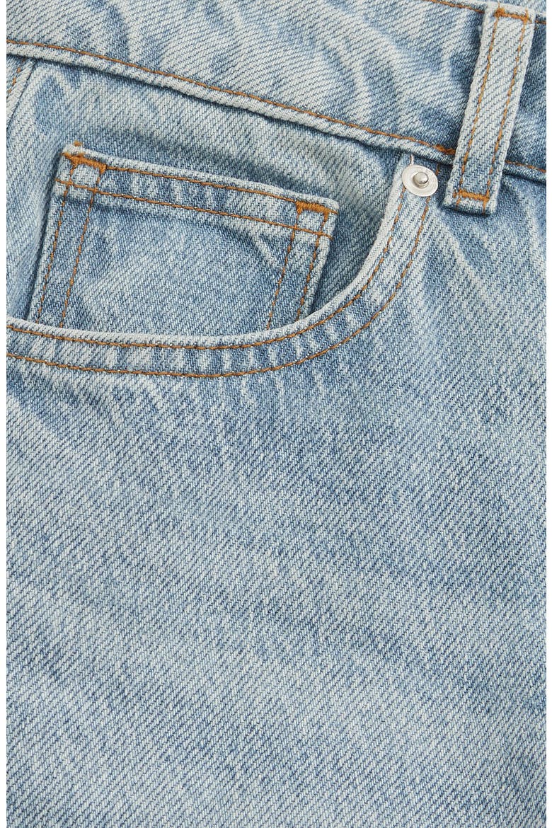 Selin Crop Straight Leg Jeans, Alternate, color, PALE BLUE