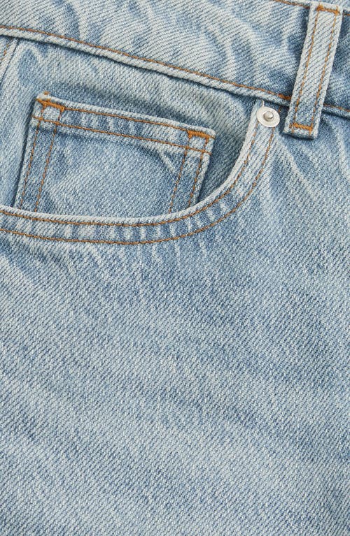 Reiss Selin Crop Straight Leg Jeans In Blue