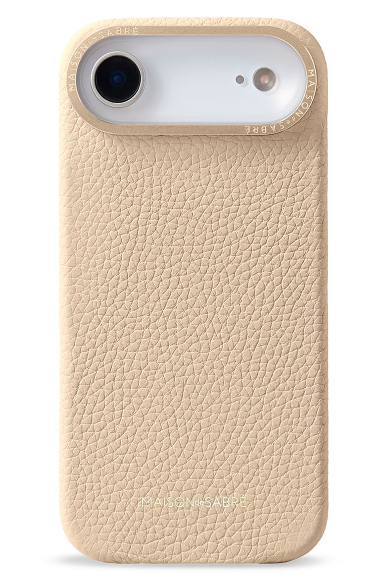 Leather Phone Case iPhone 17 Air, Main, color, Saharan Nude