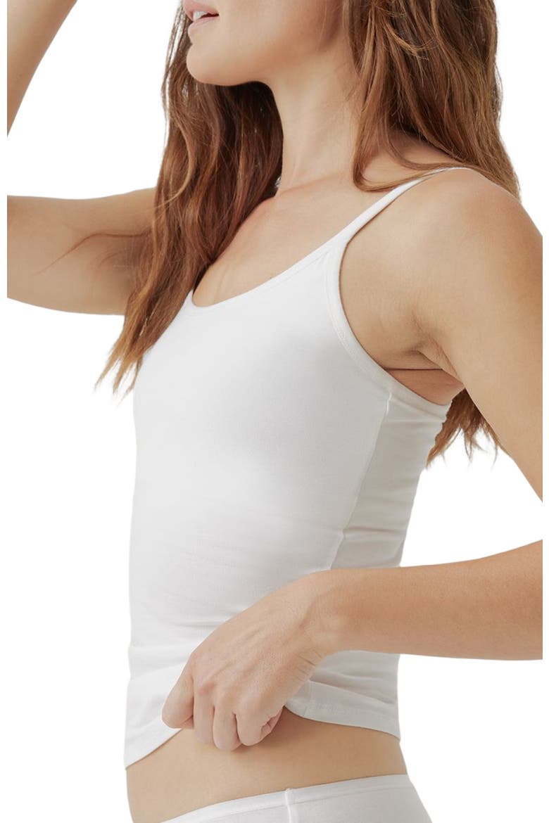Everyday Shelf Bra Camisole, Alternate, color, White