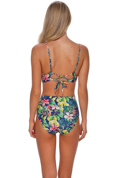 Sunsets Hannah High Waist Bikini Swim Bottoms In Multi