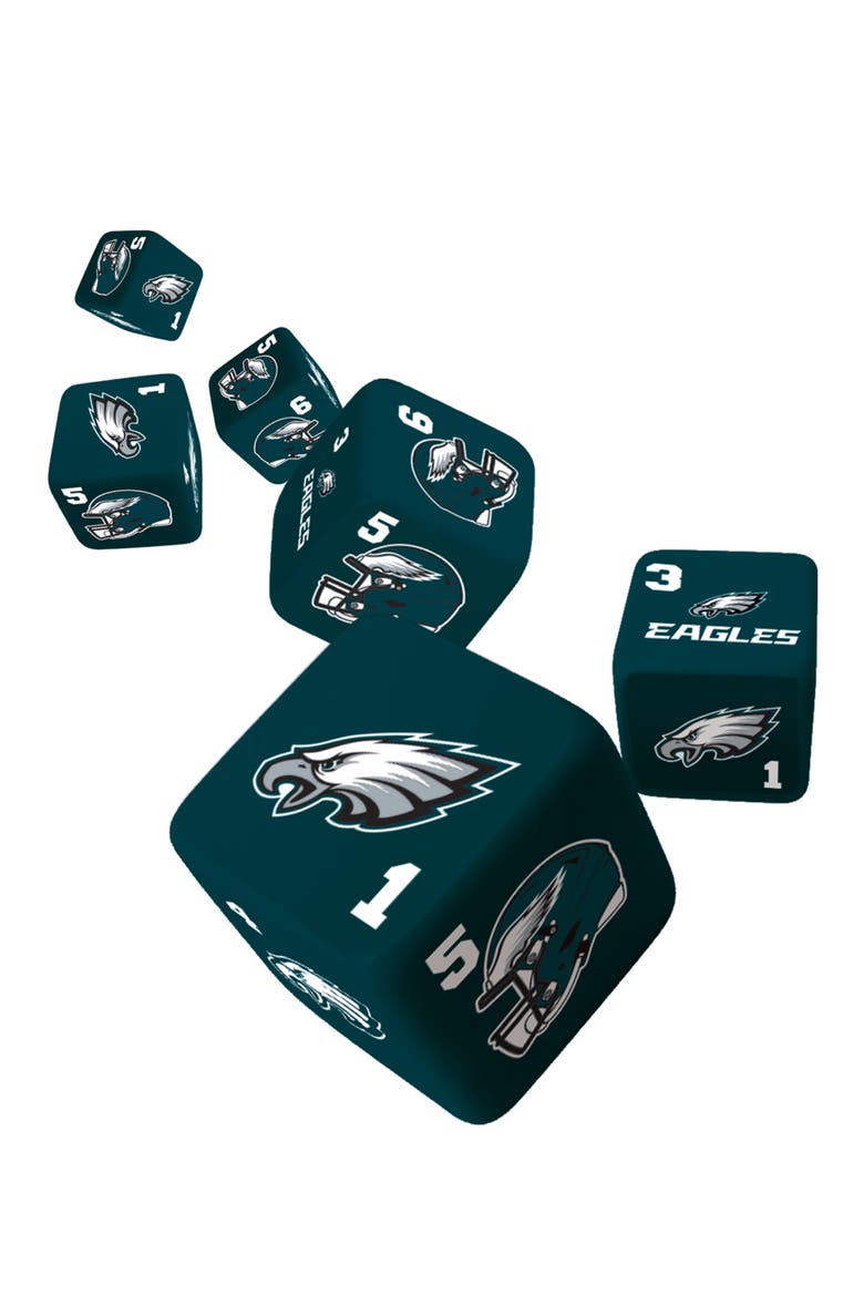 Philadelphia Eagles Dice Set - 19mm, Alternate, color, Multicolor