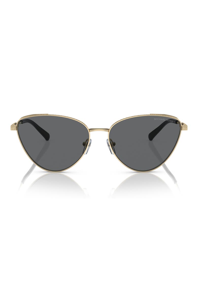 59mm Cat Eye Sunglasses, Main, color, LIGHT GOLD