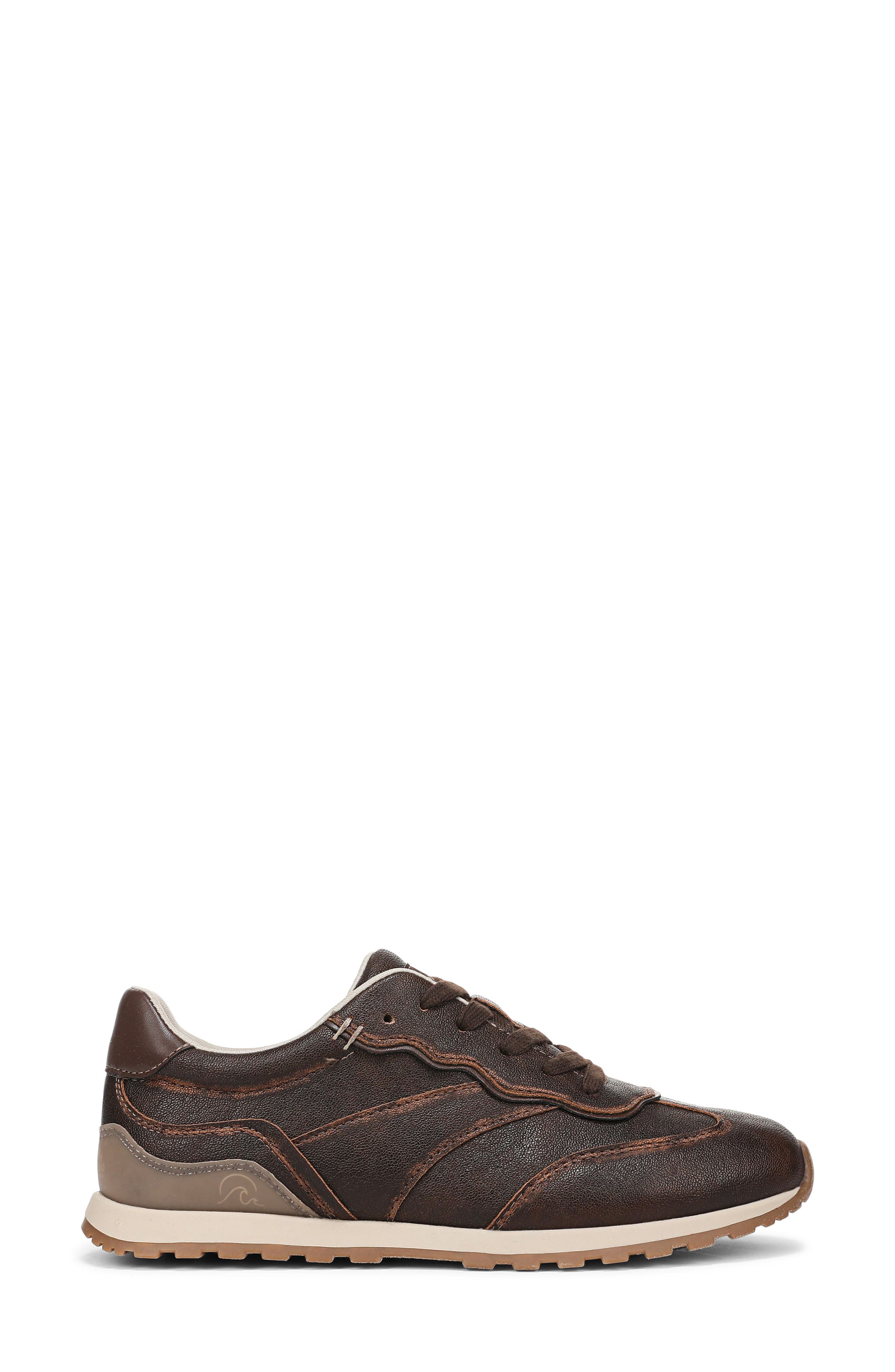Blowfish Malibu Valley Sneaker, Alternate, color, Brown Faux Leather