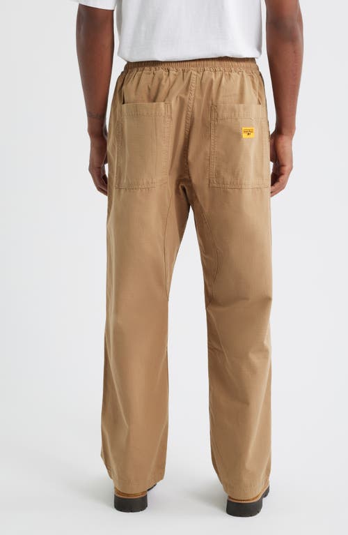 Service Works Organic Cotton Canvas Drawstring Chef Pants In Brown