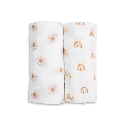 Cotton Muslin Swaddles 2 Pack