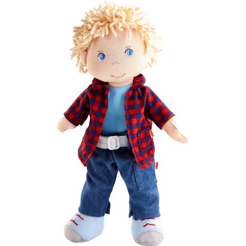 Nick 12" Soft Doll - Baby Boy Doll with Blonde Hair and Blue Eyes (Machine Washable) Perfect Plush Toy for 18 Months & Up