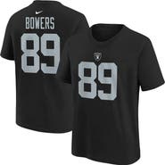 Nike Youth Nike Brock Bowers Black Las Vegas Raiders Player Name & Number T-Shirt