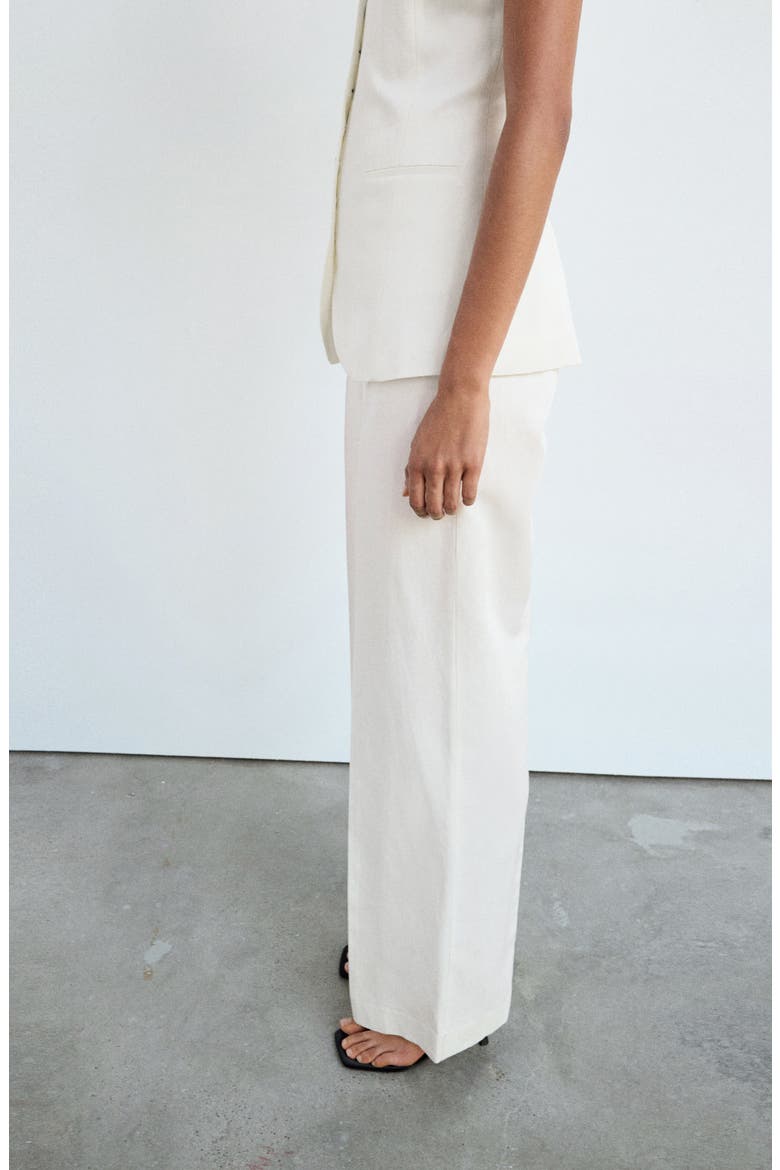 Sleeveless Jumpsuit, Alternate, color, OFF WHITE