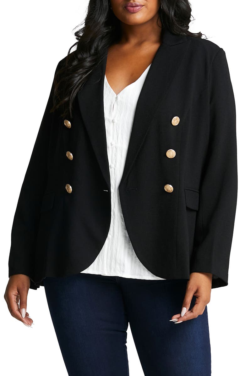 Estelle Clever Double Breasted Jacket, Main, color,