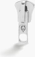 YOJ Zip Me Up Single Stud in Silver