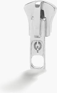 YOJ Zip Me Up Single Stud in Silver