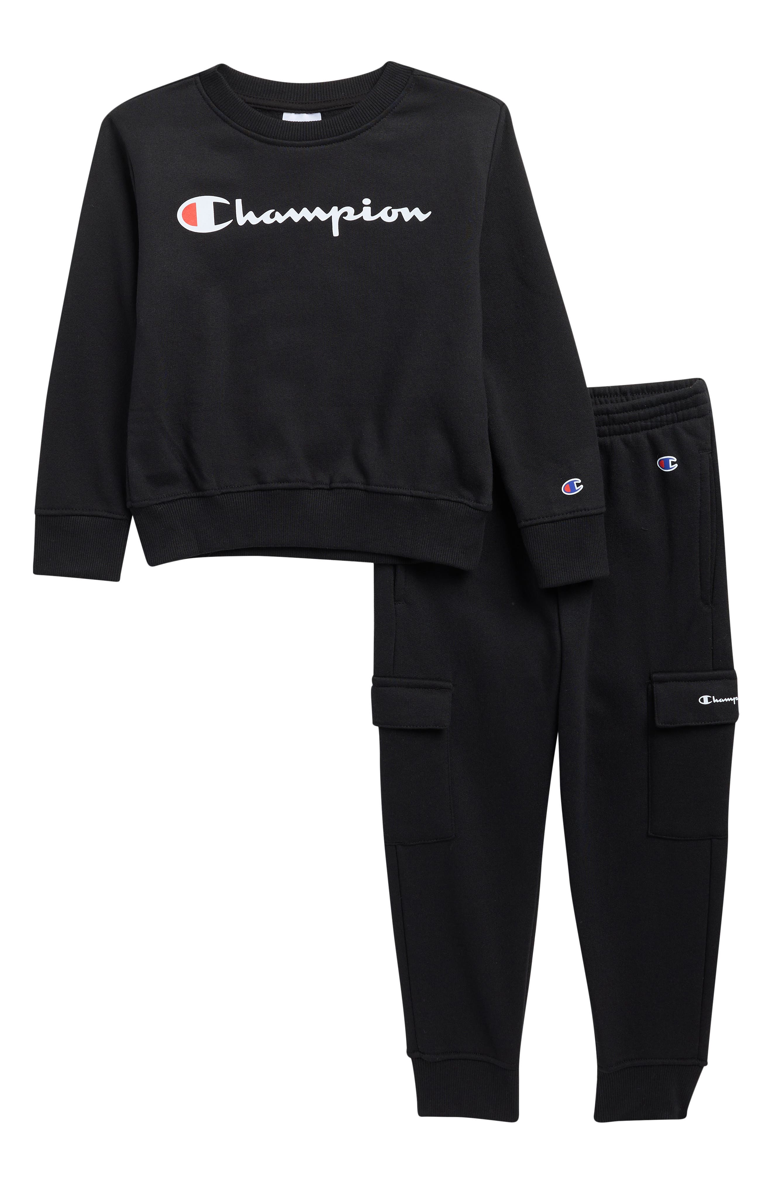 Champion Kids' Graphic Pullover & Cargo Joggers Set