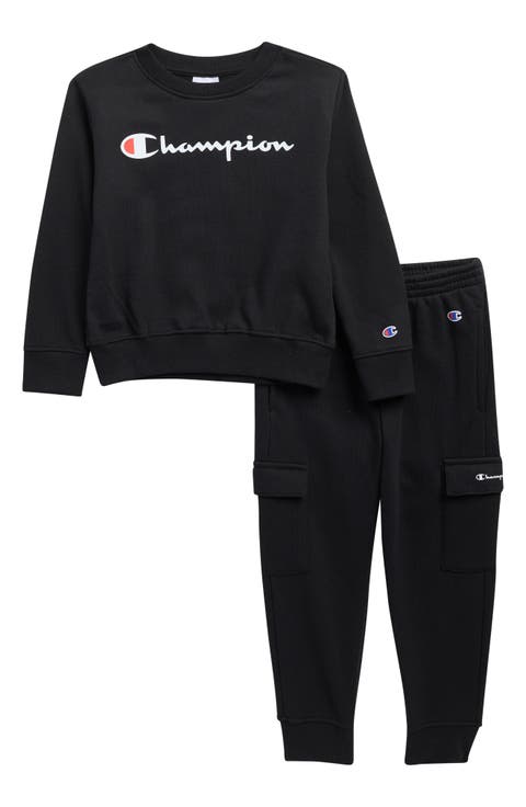 Kids' Graphic Pullover & Cargo Joggers Set (Big Kid)