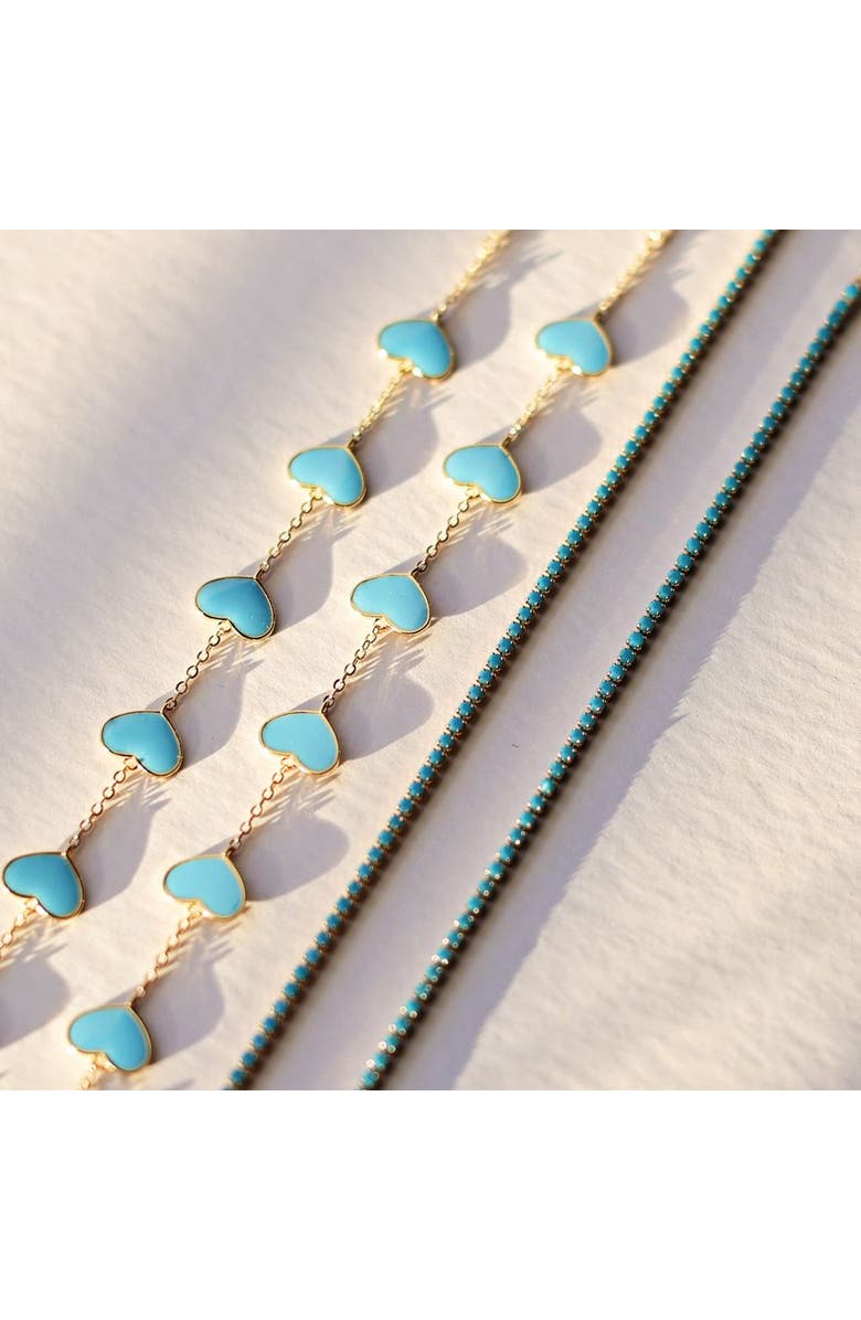 Bowood Lane Everly Bracelet, Alternate, color, Turquoise